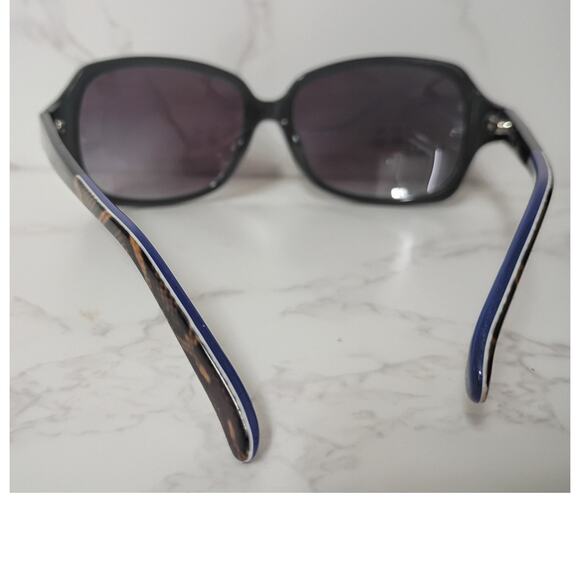 Nine West Dark Teal/Tortoise Womens Sunglasses with Gradient Lens - NEW - Picture 4 of 7